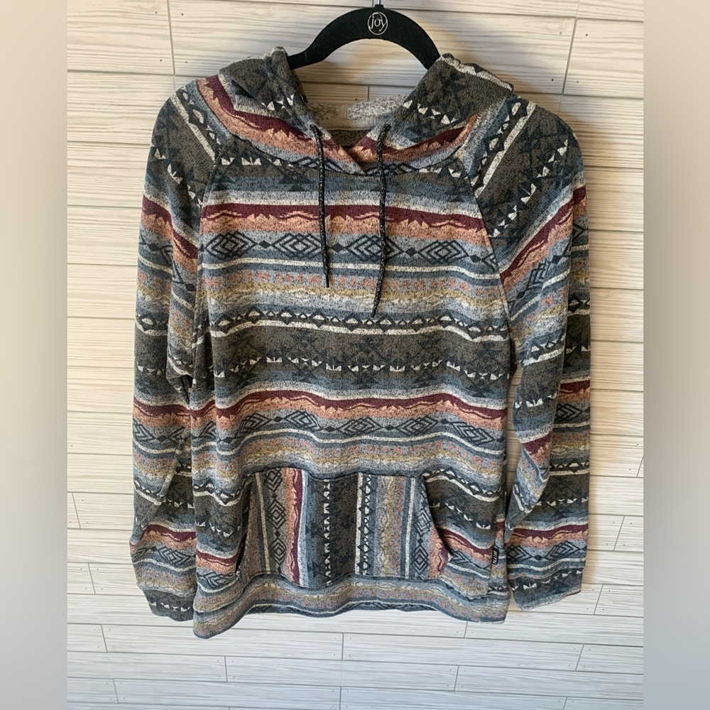 Trademark Brooklyn clothing western hooded long sleeve shirt blouse
